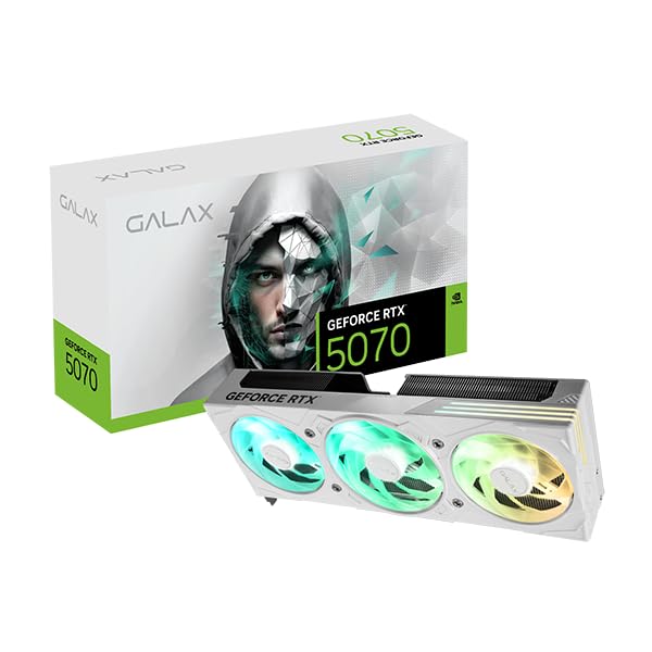 【ジャンク品】GALAX GeForce RTX 5070 ホワイト Galax RTX 5070 Ti Ex Gamer 1-Click OC White Graphics Card